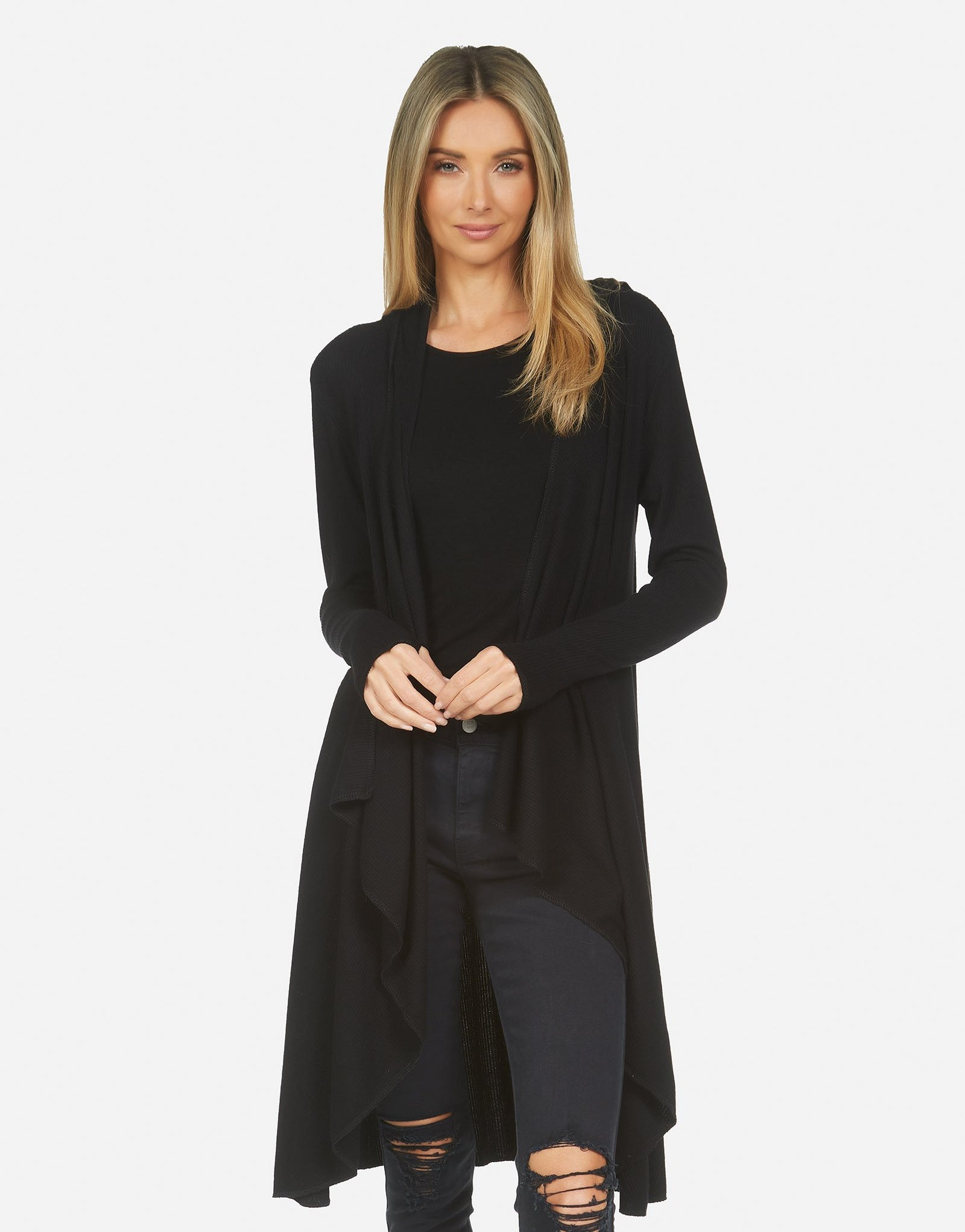 Sarah Liller Black Bella Cardigan NWT size small offers